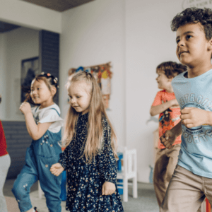 Children in Dance Class